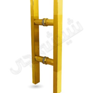 خرید دستگیره طلایی شیشه سکوریت از فروشگاه یراق آلات سکوریت شیشه چی