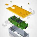 استوپ پرشیا DM60 Green قاب طلایی