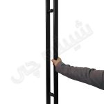خرید دستگیره بزرگ شیشه سکوریت طرح مکعبی مشکی 120 سانتی متر - فروشگاه یراق شیشه سکوریت شیشه چی