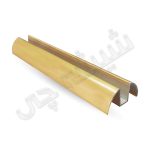 خرید پاسار 3 سانتی تخم مرغی طلایی شیشه سکوریت - فروشگاه یراق آلات شیشه چی