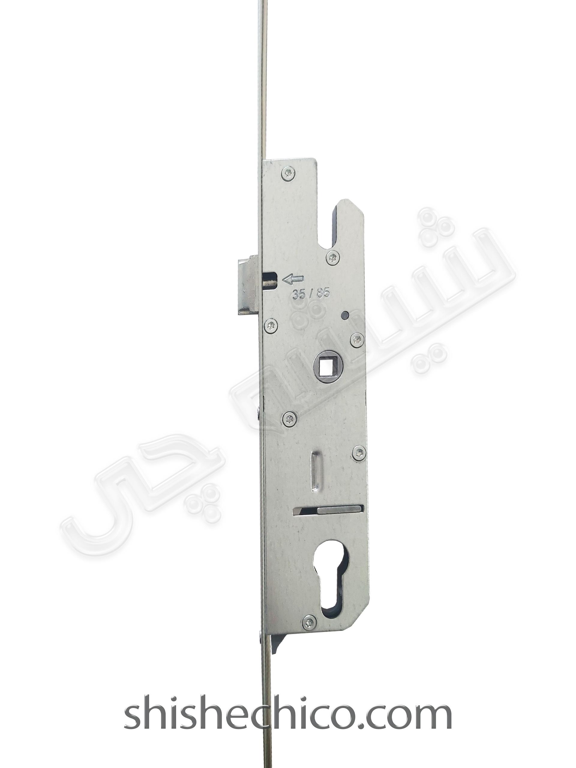 Shishechi.UP-SpL18035Yl-2 قیمت و خرید اسپانیولت درب upvc قفل دار ارتفاع 180 سانتی متر اندازه قفل سوئیچی 35-85 برند yale ترکیه - فروشگاه یراق آلات شیشه چی