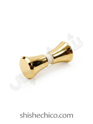 قیمت و خیرد دستگیره تک سوراخ استیل طلایی - دستگیره تک پیج شیشه سکوریت - فروشگاه یراق آلات شیشه سکوریت شیشه چی