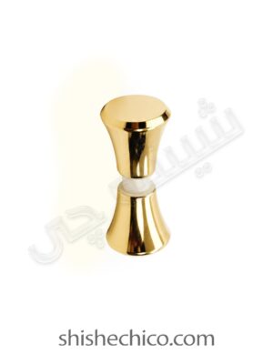 قیمت و خیرد دستگیره تک سوراخ استیل طلایی - دستگیره تک پیج شیشه سکوریت - فروشگاه یراق آلات شیشه سکوریت شیشه چی