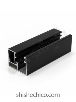 قیمت و خرید پاسار دو تکه مشکی - پاسار فریم شیشه سکوریت - فروشگاه یراق آلات شیشه سکوریت شیشه چی