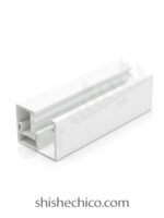 قیمت و خرید پاسار دو تکه سفید - پاسار فریم شیشه سکوریت - فروشگاه یراق آلات شیشه سکوریت شیشه چی