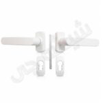 قیمت و خرید دستگیره در آلومینیوم ترمال بریک سفید میکرو ، دستگیره دو تکه دو طرفه در آلومینیوم ترمال بریک - فروشگاه یراق آلات شیشه چی