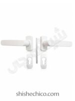 قیمت و خرید دستگیره در آلومینیوم ترمال بریک سفید میکرو ، دستگیره دو تکه دو طرفه در آلومینیوم ترمال بریک - فروشگاه یراق آلات شیشه چی