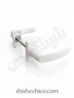 قیمت و خرید دستگیره در آلومینیوم ترمال بریک سفید میکرو ، دستگیره دو تکه دو طرفه در آلومینیوم ترمال بریک - فروشگاه یراق آلات شیشه چی