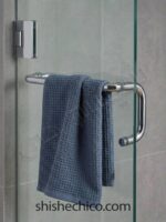 دستگیره حوله ای استیل شیشه سکوریت