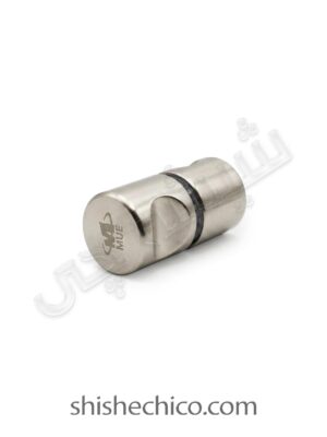 دستگیره تک سوراخ شیشه سکوریت نقره ای مات میتسوبا